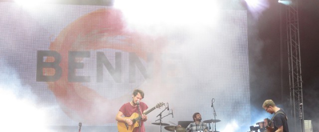 Benne Konzert Kieler Woche 2015 auf der NDR-Bühne am Ostseekai am 28.06.2015