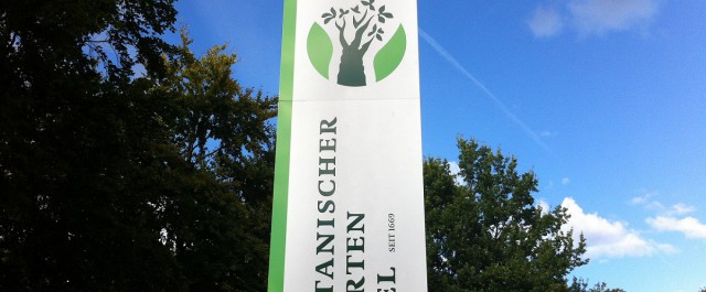 Eingangsbereich Botanischer Garten der Christian-Albrechts-Universität zu Kiel