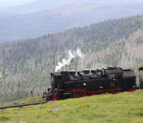 Brockenbahn auf dem Brocken