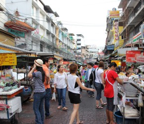 Markt in China Town Bangkok, Thailand