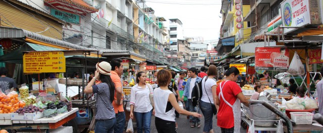Markt in China Town Bangkok, Thailand