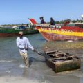 Dar es Salaam Fischer am Mzizma Fischmarkt