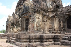 Drei Heilige Prangs (Tempeltürme) in Lop Buri