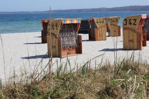 Strandkörbe am Eckernförder Strand