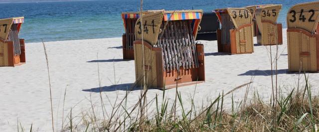 Strandkörbe am Eckernförder Strand