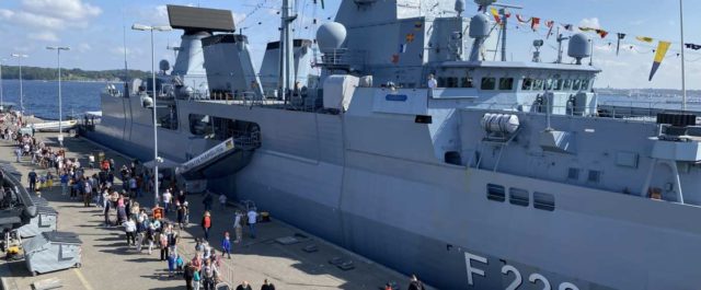F 220 Fregatte Hamburg in Kiel Open Ship 2021