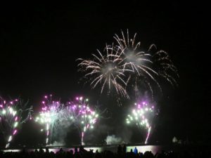 Feuerwerk Ostseestrand Grömitz