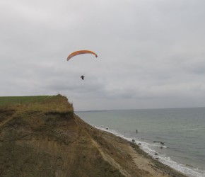 Gleitschirmfliegen Steilküste Stohl