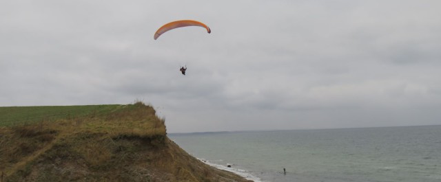 Gleitschirmfliegen Steilküste Stohl