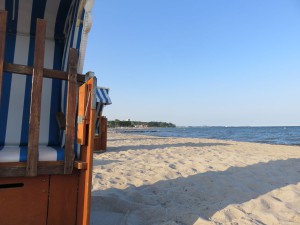 Haffkrug Strandkörbe an der Ostsee