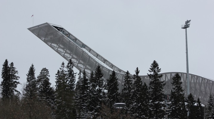 Holmenkollbakken Skisprungschanze am Holmenkollen in Oslo