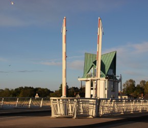 Klappbrücke in Kappeln an der Schlei