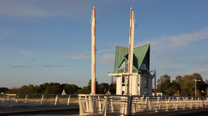 Klappbrücke in Kappeln an der Schlei