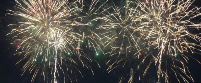 Abschlussfeuerwerk Kieler Woche 2019