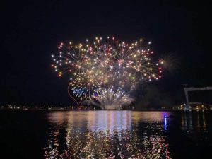 Kieler Woche Feuerwerk 2022 Kiwo Herz