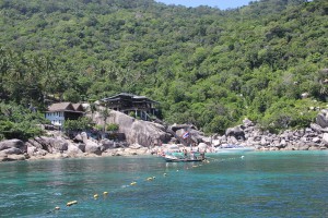 Bucht vor Koh Tao - beliebtes Schnorchelgebiet in Thailand