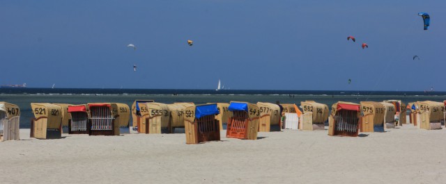 Kite Surfing in Laboe an der Kieler Förde
