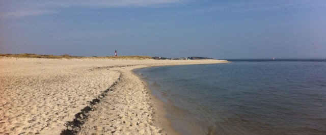 Strand am Leuchtturm Hörnum auf Sylt