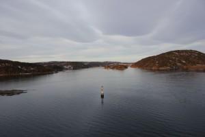 Leuchtturm im Oslofjord in Norwegen