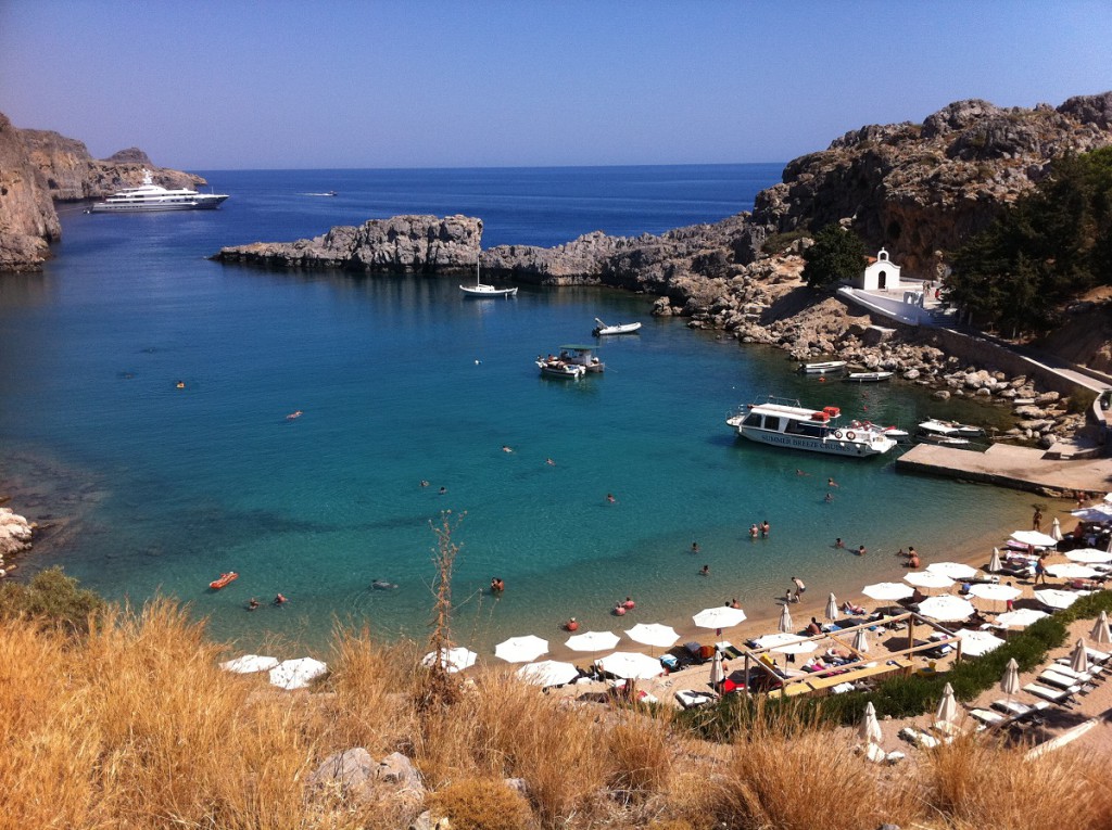 Kleine Bucht bei Lindos auf Rhodos