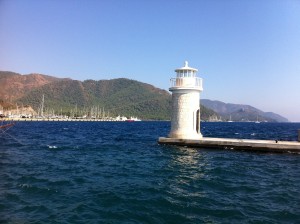 Marmaris Leuchtturm am Yachthafen