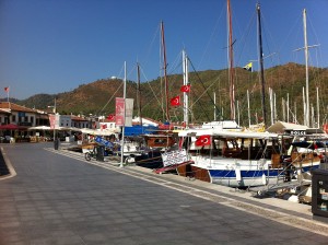 Marmaris Promenade am Yachthafen