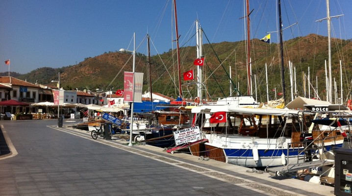 Marmaris Promenade am Yachthafen