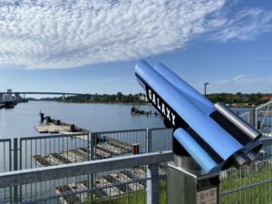 Nord-Ostsee-Kanal Kiel Aussichtsplattform