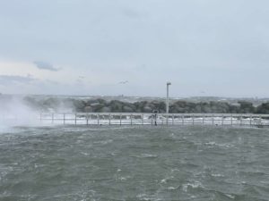 Olympiahafen Kiel-Schilksee Sturm Februar 2021