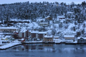 Oslofjord im Winter