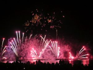 Feuerwerk Ostsee in Flammen