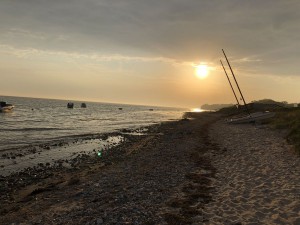 Ostsee Sonnenaufgang am Lindhöfter Strand an der Eckernförder Bucht