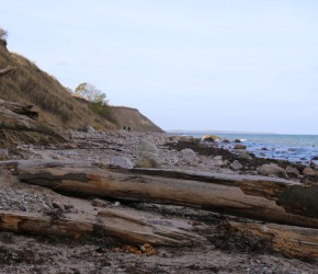 Ostsee Steilküste Weissenhaus an der Hohwachter Bucht in Schleswig-Holstein