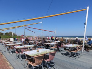 Ostseebad Damp Restaurant mit Meerblick