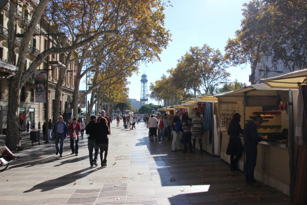 Rambla de Santa Mònica Barcelona