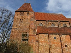 Seitenansicht Kloster Rehna in Mecklenburg-Vorpommern