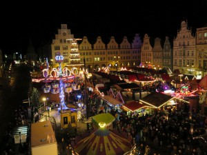 Rostocker Weihnachtsmarkt vom Riesenrad