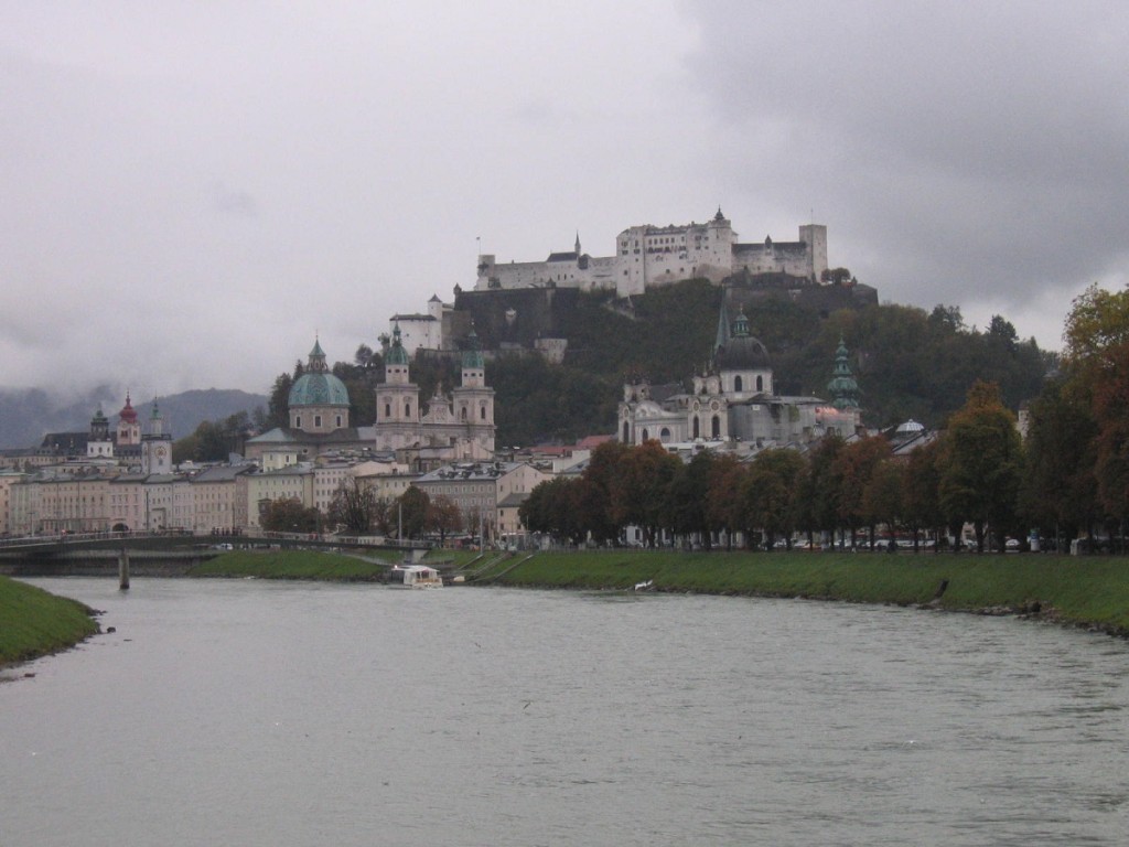 Salzach und Festung Hohensalzburg