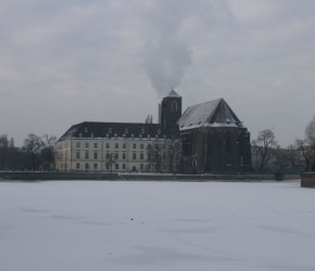 Sandkirche Breslau (St. Maria auf dem Sande) im Winter