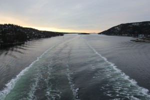 Mit dem Schiff durch den Oslofjord