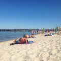 Sommer in Kiel Schilksee am Strand
