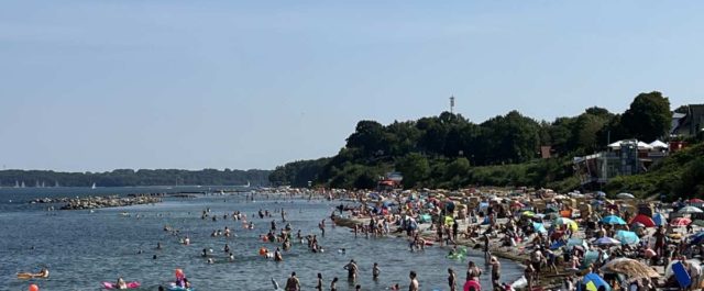 Schilksee Strand Sommer 2022 Kieler Förde