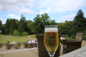 Terrasse Café Schloss Kaarz