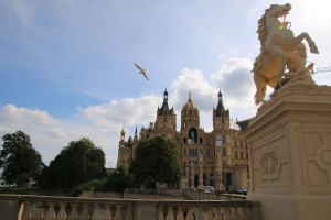 Schweriner Schloss auf der Schlossinsel