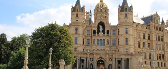 Schweriner Schloss Vorderansicht
