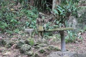 Skulpturen im Secret Buddha Garden Koh Samui