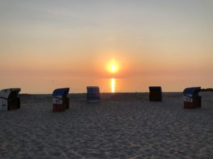 Sonnenaufgang Strand Hohwacht an der Ostsee