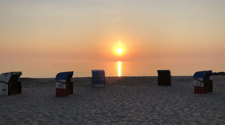 Sonnenaufgang Strand Hohwacht an der Ostsee
