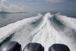 Mit dem Speed Boot nach Koh Tao