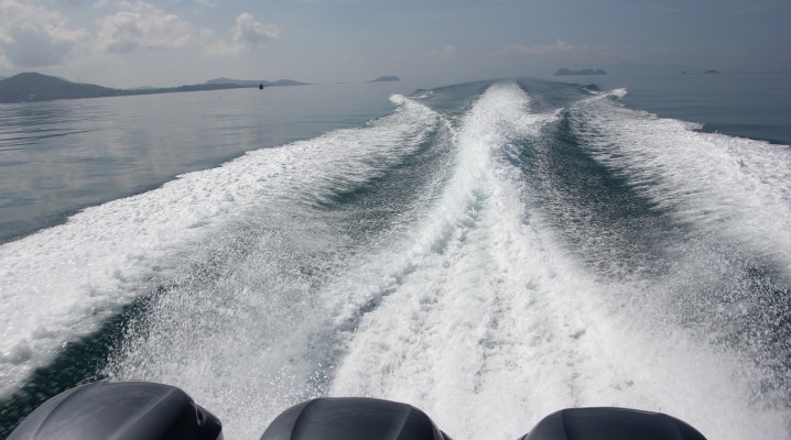 Mit dem Speed Boot nach Koh Tao